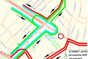 Skrzyżowanie Wasilkowska - Andersa w końcu przejezdne
