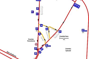 Weekend Wszystkich Świętych. Nowa organizacjia ruchu w rejonie białostockich cmentarzy