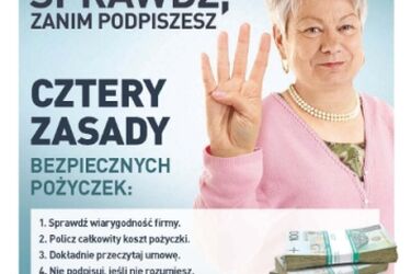 Nie daj się nabrać. Sprawdź, zanim podpiszesz. Ruszyła kampania ostrzegająca przed "chwilówkami"