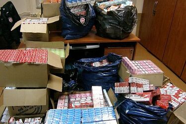 Podlaskie: zlikwidowano nielegalną hurtownię papierosów