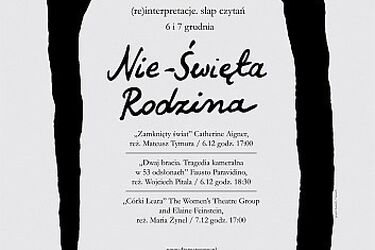 Teatr Dramatyczny: grudniowy slap czytań bierze pod lupę rodzinę 