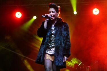 Sylwester z Patricią Kazadi. Białostoczanie przywitali Nowy Rok na Rynku Kościuszki