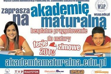 Akademia Maturalna WSAP. Bezpłatne kursy przed egzaminem dojrzałości