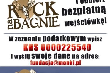 Rock na Bagnie. Wesprzyj festiwal i odbierz bezpłatną wejściówkę