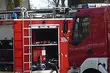 Duży pożar zabudowań gasiło 11 zastępów strażaków