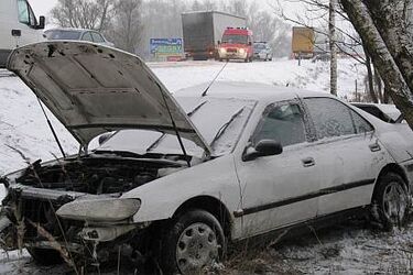 Wypadek na "ósemce". Kierowca ciężko ranny