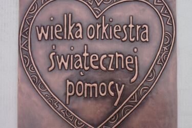 Miedziane serce dla Wielkiej Orkiestry Świątecznej Pomocy