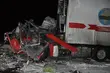 Na parkingu wybuchła białoruska ciężarówka