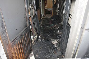 Kobieta zginęła w pożarze własnego domu