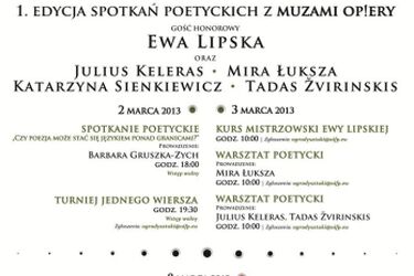 Ogrody sztuki. Opera przedłuża termin nadsyłania wierszy