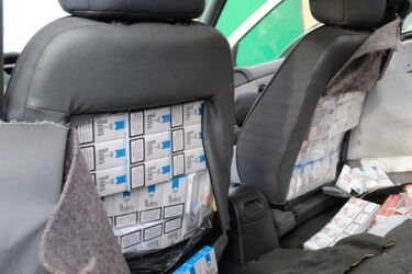 Podlascy pogranicznicy skonfiskowali 360 tys. sztuk papierosów
