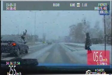 Potrącenie na ul. Kopernika. Zdarzenie nagrała kamera [WIDEO]