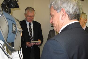 Minister na otwarciu Szkoły Prawa Niemieckiego w Białymstoku