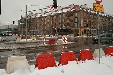 Zamknięcie skrzyżowania Sienkiewicza - Piłsudskiego przesunięte