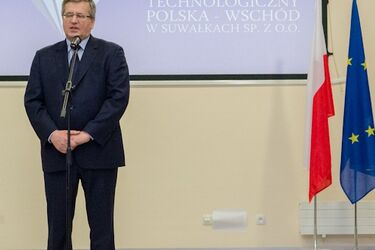 W Podlaskiem był prezydent Bronisław Komorowski
