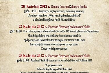 Powstanie Styczniowe to już 150 lat