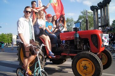 Parada studentów. Młodzi przejęli miasto