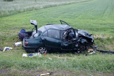 Śmiertelny wypadek na trasie Białystok - Warszawa