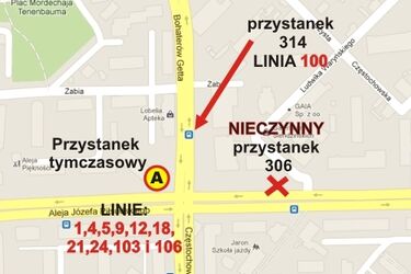Jeden z największych białostockich przystanków przeniesiony