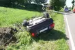 Nieudane wyprzedzanie. Kierowca audi trafił do szpitala
