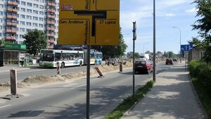 Nowa organizacja ruchu w okolicach ul. Andersa. 7 autobusów pojedzie inaczej [ZDJĘCIA]