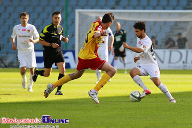Jagiellonia Białystok wygrała sparing z pierwszoligowcem
