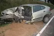 Zderzenie renault z citroenem. Pięć osób trafiło do szpitala