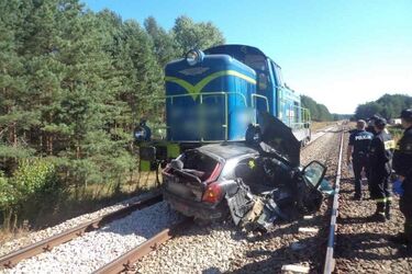 Śmiertelny wypadek na przejeździe kolejowym