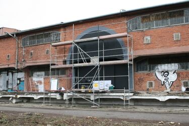 Rozwiane dmuchawce jak ludzkie losy. Mural na Węglowej