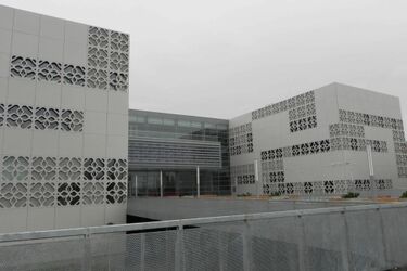 Niezwykła animacja na budynku Politechniki Białostockiej