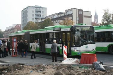 Aleja Piłsudskiego zamknięta dla autobusów