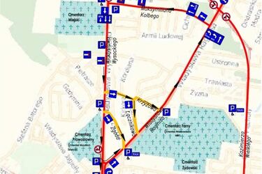 Jak dojechać na cmentarze. Organizacja ruchu i parkingi na Wszystkich Świętych