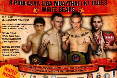 Odbędzie się II Podlaska Liga Muay Thai & K1 Rules "White Bears"