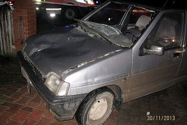 Potrącono troje pieszych. Jeden z nich zginął na miejscu