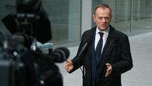 Przyjechał Donald Tusk. Był w USK oraz Akademii Supraskiej [ZDJĘCIA]