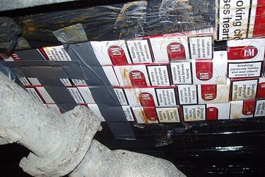 Przemyt papierosów i ludzi. Dwa trafienia podlaskich celników