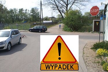 Rowerzysta wymusił pierwszeństwo. Jedna osoba w szpitalu