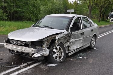 Karambol trzech aut. 22-latek stracił prawo jazdy