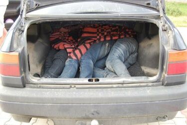 Cztery osoby w bagażniku osobówki. Wietnamczycy zatrzymani