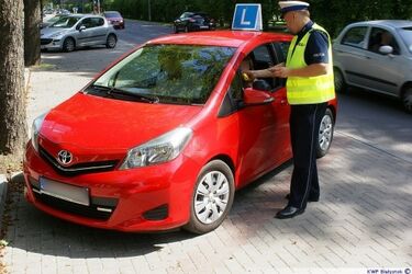 Białostockie auta nauki jazdy zostały skontrolowane