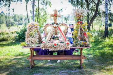 Podziękowanie za plony. Obchody święta Wniebowzięcia Najświętszej Maryi Panny