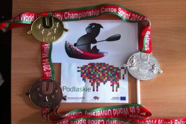 Kajakarstwo. Sześć medali dla zawodników Dojlid Białystok na Akademickich Mistrzostwach Świata