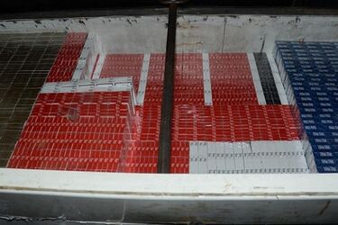 Duży przemyt papierosów. Za ponad pół miliona złotych