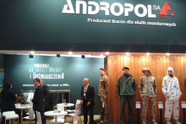 Kamuflaże Andropolu na targach przemysłu obronnego