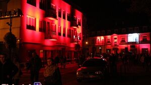 Taniec z ogniem, świetlne murale i iluminacje budynków. Sukces Lumo Bjalistoko [ZDJĘCIA]