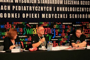 Jerzy Owsiak w Białymstoku. Ogłosił cel zbiórki najbliższego Finału WOŚP