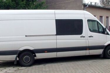 Odnaleziony dostawczy volkswagen. Nie wiadomo co się z nim działo