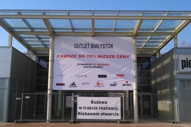 Outlet Białystok. Znamy datę otwarcia centrum wyprzedażowego