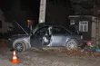 Audi wpadło w poślizg. 22-letni kierowca w szpitalu