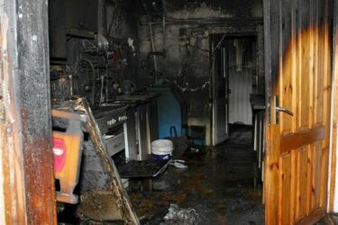 Pożar kamienicy. Dwie osoby w szpitalu 